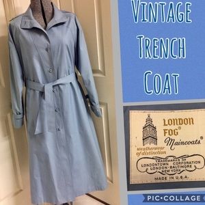 Vintage 1970s London Fog trench coat Size 12